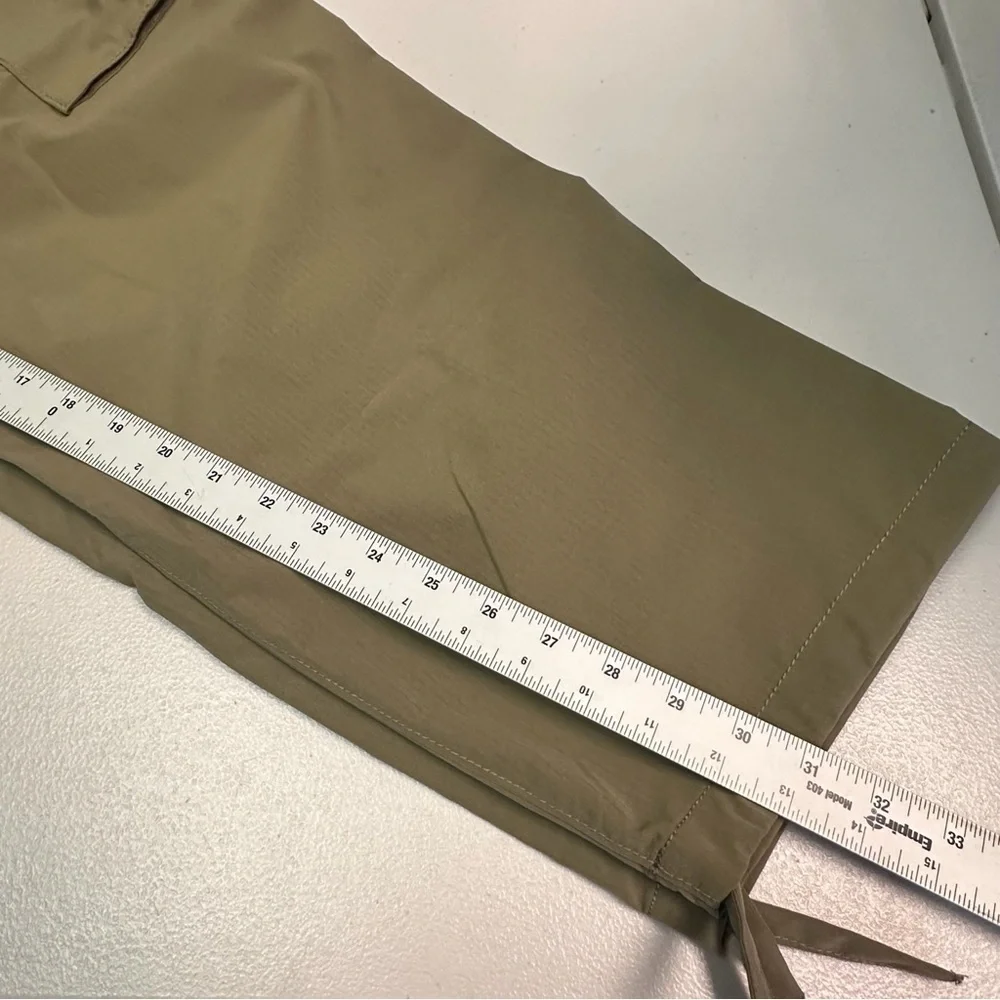 Cross Eyed Moose Men's Dusky Green Cargo Pants Polyester Size 42